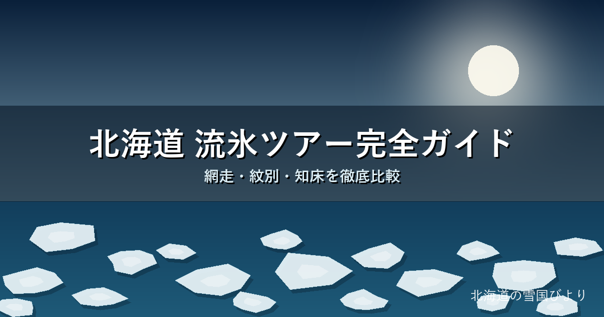 北海道の流氷ツアーのイメージ画像